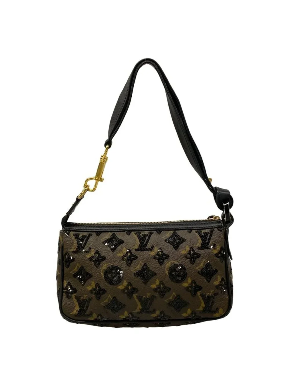 Louis Vuitton Handbag Monogram Eclipse Pochette Noir